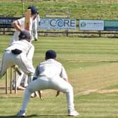 Matt Grindley claimed eight wickets when Blackpool defeated Fulwood and Broughton at the start of July Picture: Julian Brown