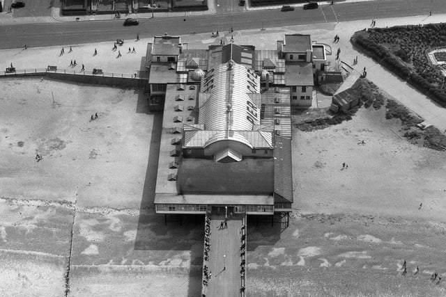 This was Fleetwood Pier in 1947, five years before the devastating fire