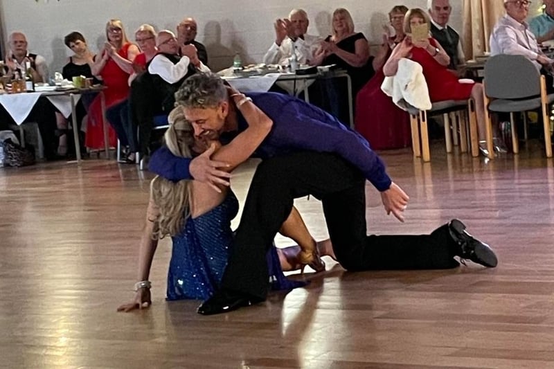All the moves - this dance pair impress onlookers with a flawless routine during the Crown Ballroom's 10th anniversary showcase