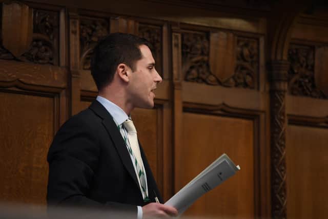 Conservative MP Scott Benton in the House of Commons. Photo credit: UK Parliament/Jessica Taylor