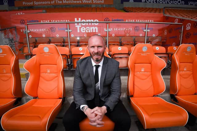 Michael Appleton is the new head coach of Blackpool FC