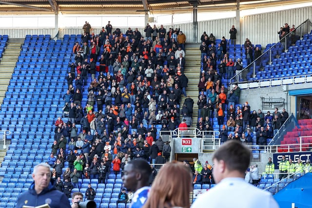 Seasiders supporters enjoyed their trip to Reading.