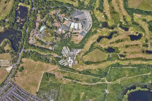 A man who was arrested on suspicion of rape after an incident was reported Heron's Reach golf course has been released (Credit: Google)