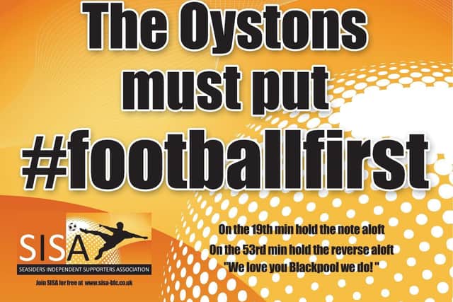 The group helped organise fan protests against the Oyston family.