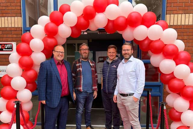 The opening of the new business hub at Preston Dock Shout Connect from the Shout Network group