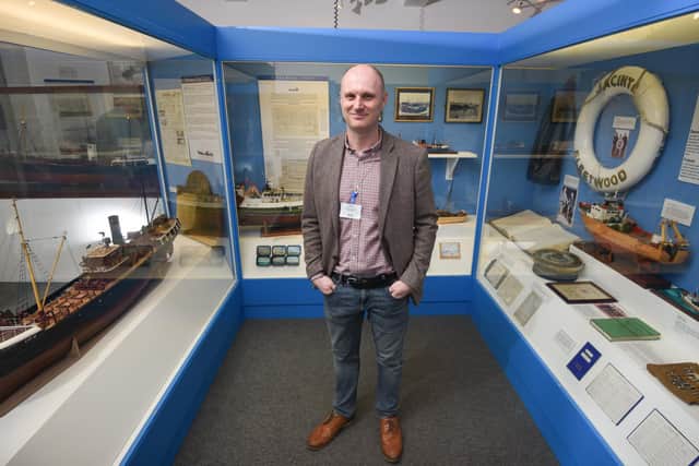 Fleetwood Museum is reopening. Pictured is museum manager Ben Whittaker.