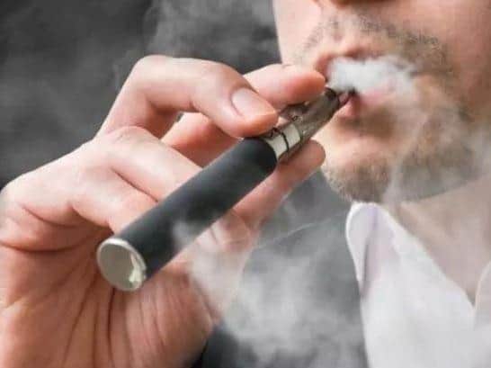 A councillor has warned about the dangers of vaping