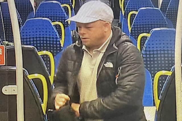 A man is wanted by police after a woman was assaulted at Blackpool North railway station (Credit: British Transport Police)