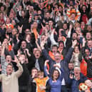 Just under 2,500 Blackpool fans made the trip to the John Smith's Stadium, then known as the Galpharm