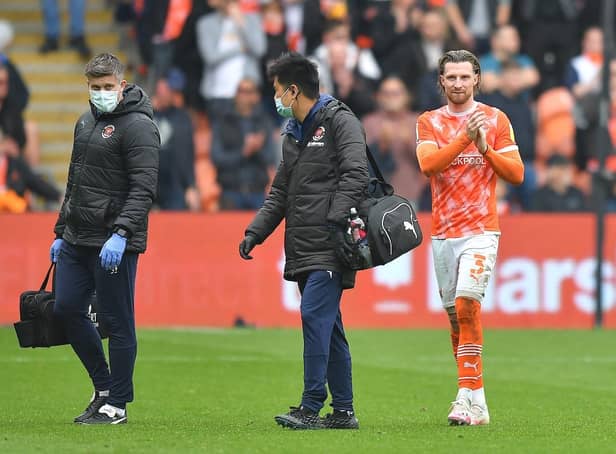 Husband suffered the injury during last week's game against Derby