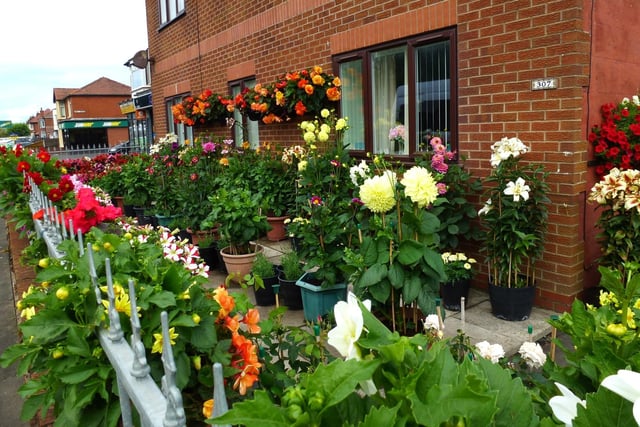 Winner of the Residential Hanging Baskets and Containers title was Robert Robson of Squires Gate Lane