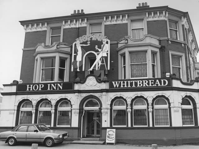 The Hop Inn, pictured in May 1987