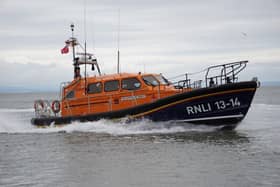 Fleetwood RNLI's Shannon class vessel, Kenneth James Pierpoint, was involved in rescuing the crew of a yacht.
