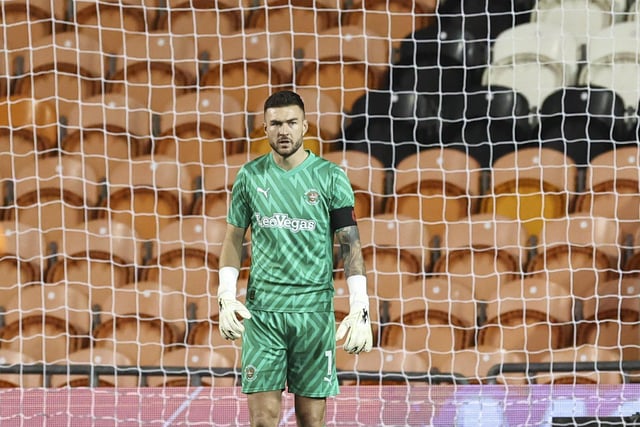 Richard O'Donnell is Blackpool's cup goalkeeper. 
He started between the sticks in the 2-0 victory over Bromley, and is expected to return for this weekend's tie.