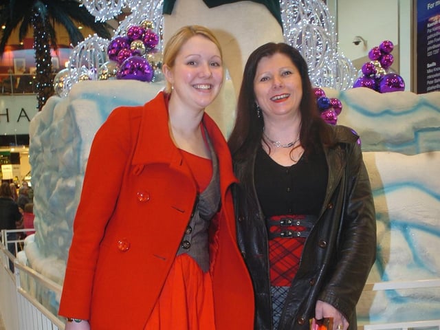Karina Lawrence (left) and Michelle Gutarra