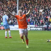 Shayne Lavery capped off Blackpool's strong first-half performance with a well-taken goal