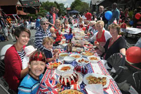 Residents of Rossall Road in Ansdell had a picnic as part of their Diamond Jubilee celebrations
