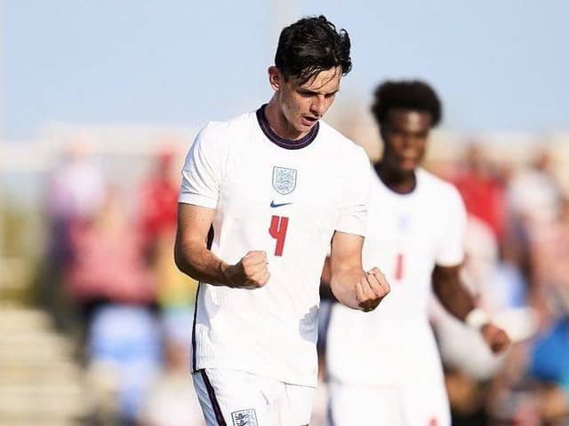 Patino recently scored on international duty for England's Under-20 side