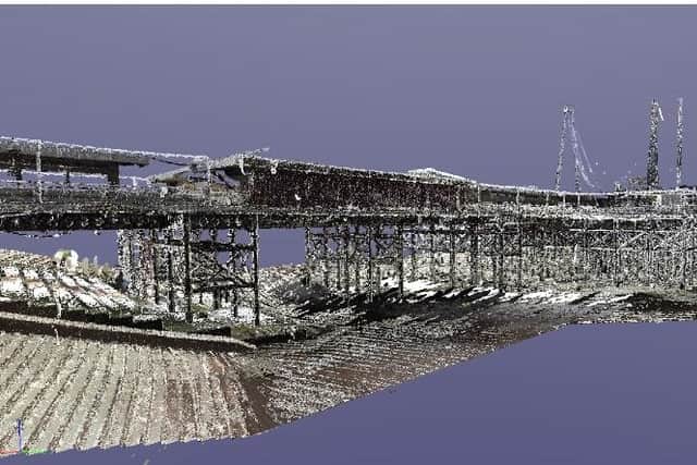 3D imaging of South Pier