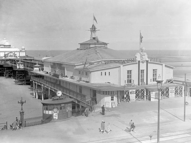 South Pier and its Grand Pavilion before the devastating blaze of 1958