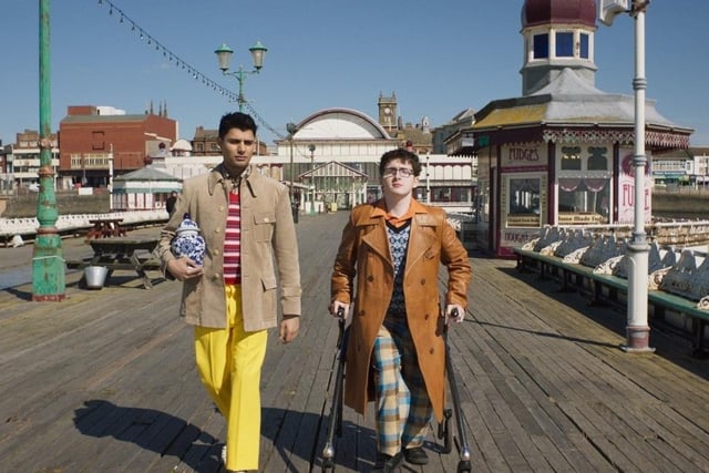 Eaten By Lions was filmed in Blackpool in 2018. Half-brothers Omar and Pete were played by Antonio Aakeel and Jack Carroll and are pictured on Blackpool Pier. The storyline was about trying to find Omar's estranged father in Blackpool