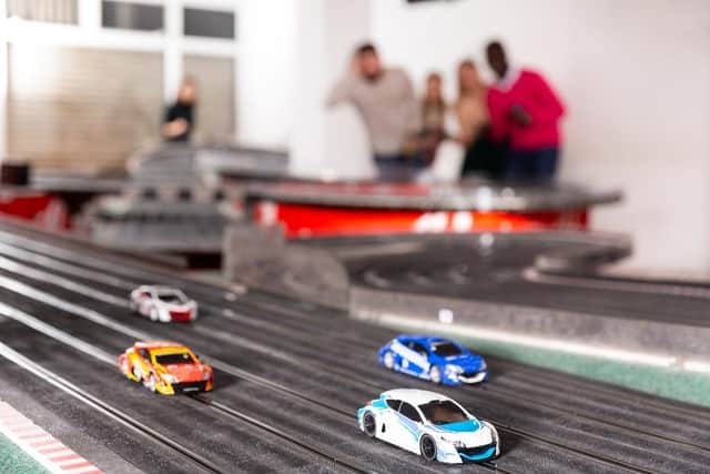 The Mini Planet attraction looks set to include a six lane slot car system with electronic timing.