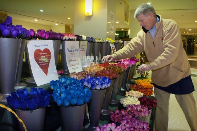 Graham Brierley, who ran the Roses-in-Wood stall in Hounds Hill, 2006
