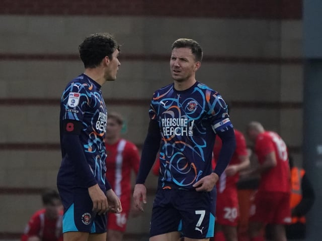 Lee Evans has been an integral part of Blackpool's midfield since making the move to Bloomfield Road in the summer.