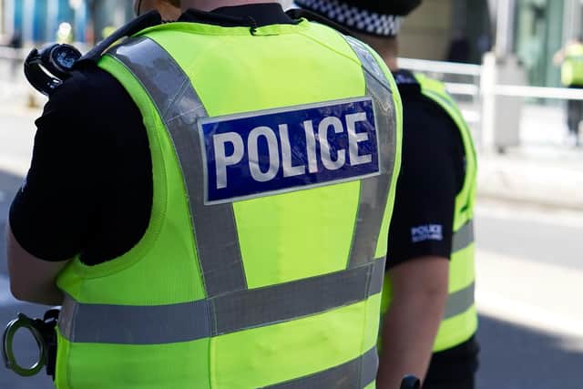 A man was arrested after he was caught with suspected Class A drugs in Blackpool