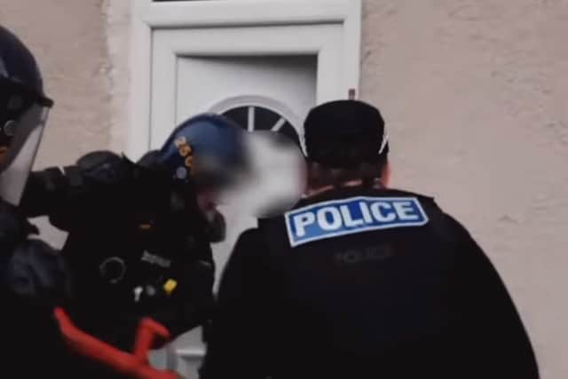 All nine suspects were arrested after a series of raids across Blackpool which saw police search 12 homes and seize suspected Class A and B drugs, as well as cash