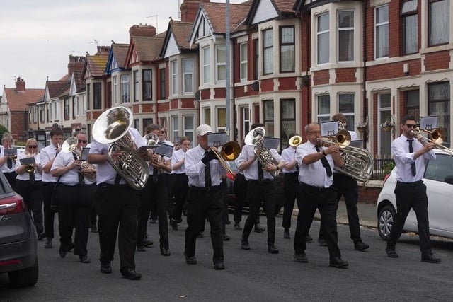 Pilling Band in action. Photo Garry Ford