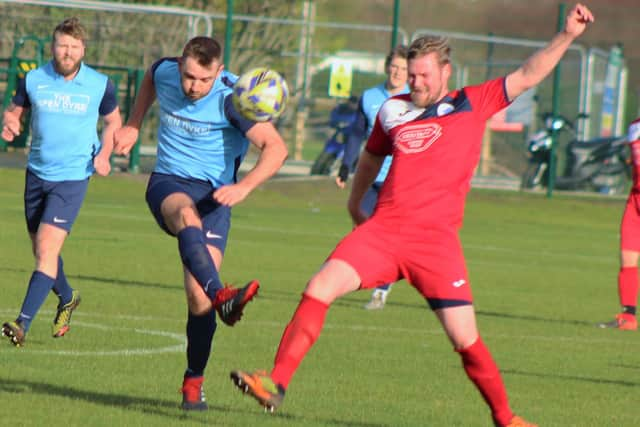 Spen Dyke v Highfield Social in the Lancashire Sunday Trophy Picture: KAREN TEBBUTT