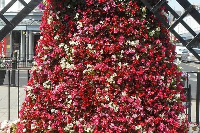A floral display in Lytham