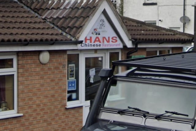 Rated 5: Hans Chinese Restaurant at 26 Garstang Road South, Medlar With Wesham; rated on September 21