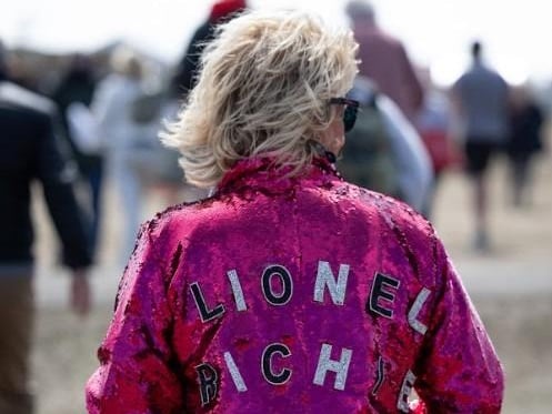 This Lionel Richie fan was right their to see her idol at Lytham Festival on Saturday night