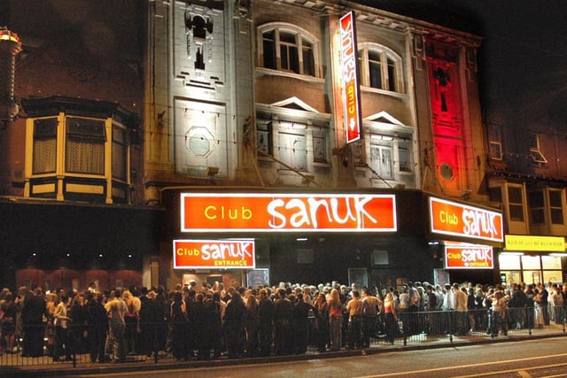 Crowds of clubbers outside on the opening night of Club Sanuk on Blackpool seafront. Mandy Fitzpatrick commented: 'Sanuk because I’ve only lived here for 17 years but my hubby also says 007 club if anyone remembers it'