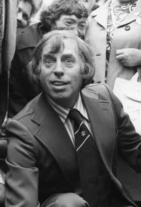 Larry Grayson pictured in 1974