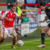 Cian Hayes scored his first senior goal for Fleetwood Town in their Good Friday defeat