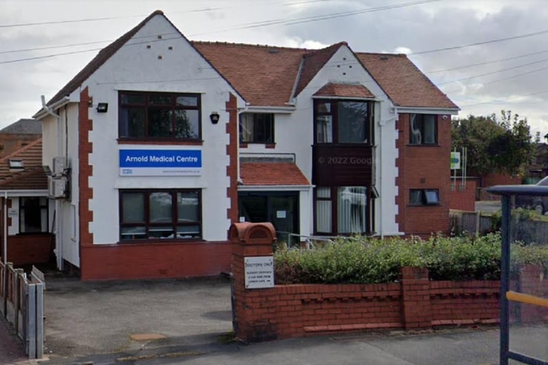 Arnold Medical Centre in St Annes Road, Blackpool, has an average rating of 5 from 2 reviews.