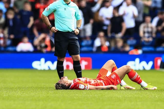 Gabriel suffered the injury during the game against West Brom last season