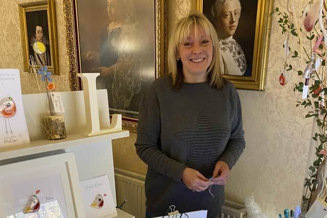 Lynda Drummond from Lytham's Little Glass Boutique will be among the artists at the Winter Art Fair.