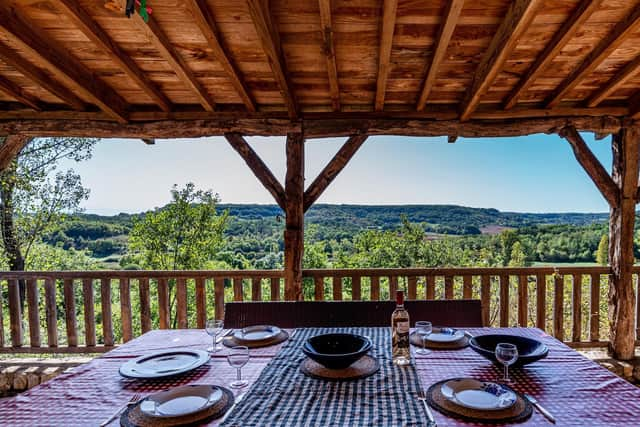 Villa Tourondel, tucked away on a hillside in the glorious countryside of Lot in South West France (photo: Donna Cohen)