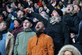 Blackpool's supporters were in fine voice at the MKM Stadium