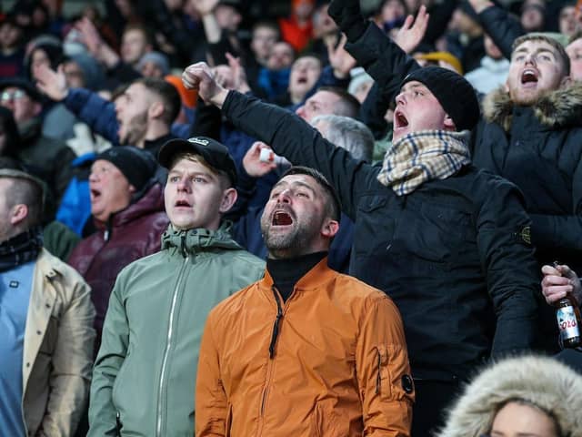 Blackpool's supporters were in fine voice at the MKM Stadium