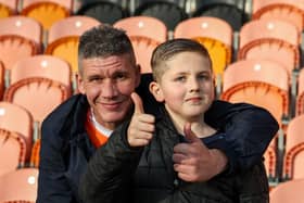 Seasiders supporters at Bloomfield Road.