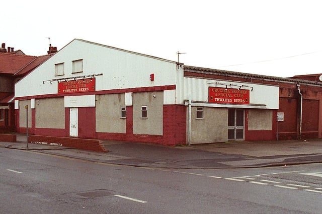 The Crucible Snooker and Social Club in Poulton Road, Fleetwood, 1997