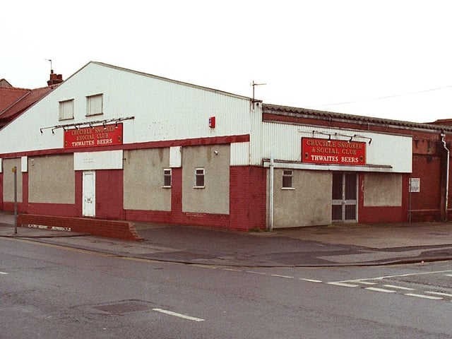 The Crucible Snooker and Social Club in Poulton Road, Fleetwood, 1997