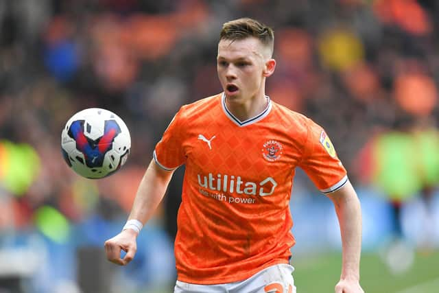 Blackpool's Andy Lyons

The EFL Sky Bet Championship - Blackpool v Stoke City - Saturday 18th February 2023 - Bloomfield Road - Blackpool