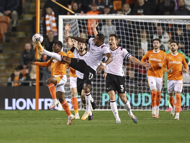 This is probably Blackpool's toughest remaining game, with Derby County having a fight on their hands to finish in the top two. If the Seasiders could get a win at Pride Park then it'd certainly be a statement.