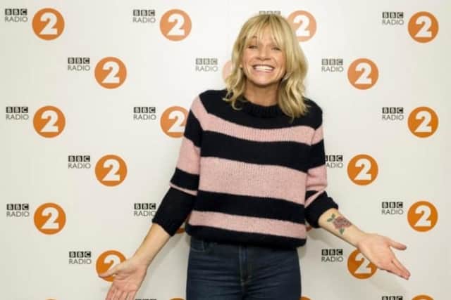 Zoe Ball will be announcing the line up on her breakfast show on Monday